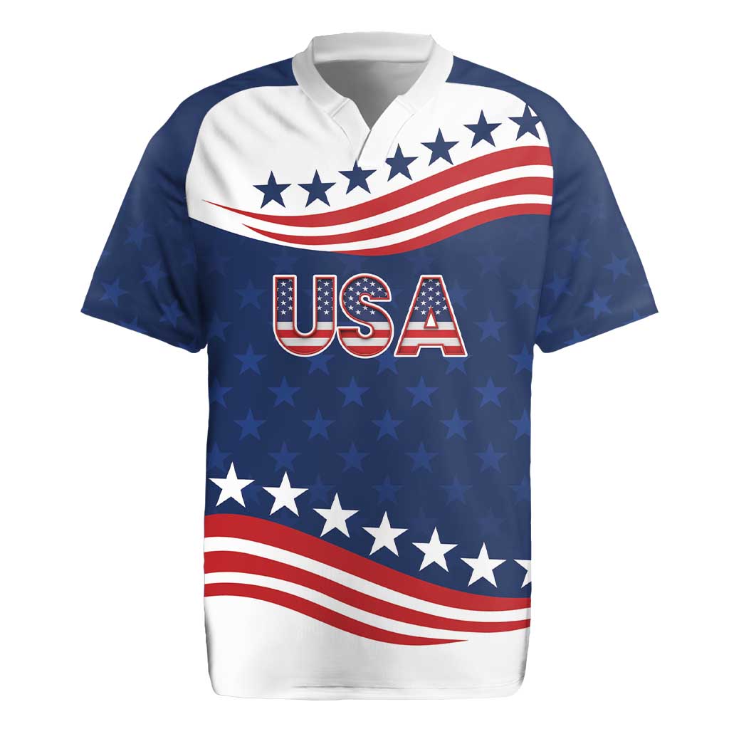 United States Pacific Rugby Custom Rugby Jersey USA Classic Sporty Pattern