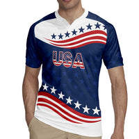 United States Pacific Rugby Custom Rugby Jersey USA Classic Sporty Pattern