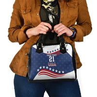 United States Pacific Rugby Custom Shoulder Handbag USA Classic Sporty Pattern