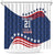 United States Pacific Rugby Custom Shower Curtain USA Classic Sporty Pattern