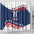 United States Pacific Rugby Custom Shower Curtain USA Classic Sporty Pattern