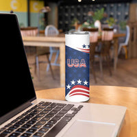 United States Pacific Rugby Custom Skinny Tumbler USA Classic Sporty Pattern