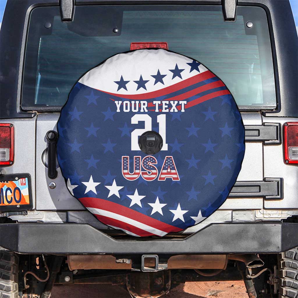 United States Pacific Rugby Custom Spare Tire Cover USA Classic Sporty Pattern