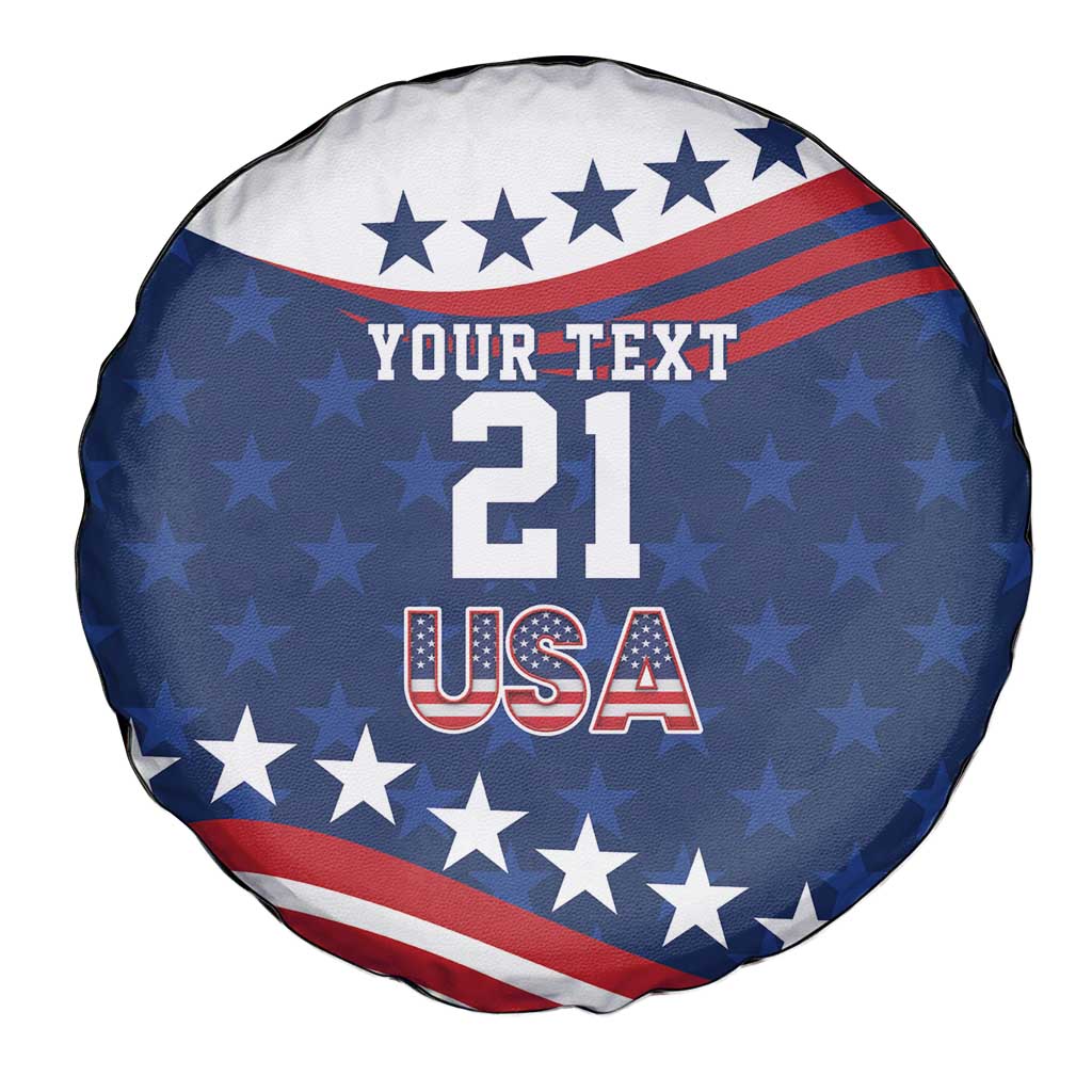 United States Pacific Rugby Custom Spare Tire Cover USA Classic Sporty Pattern