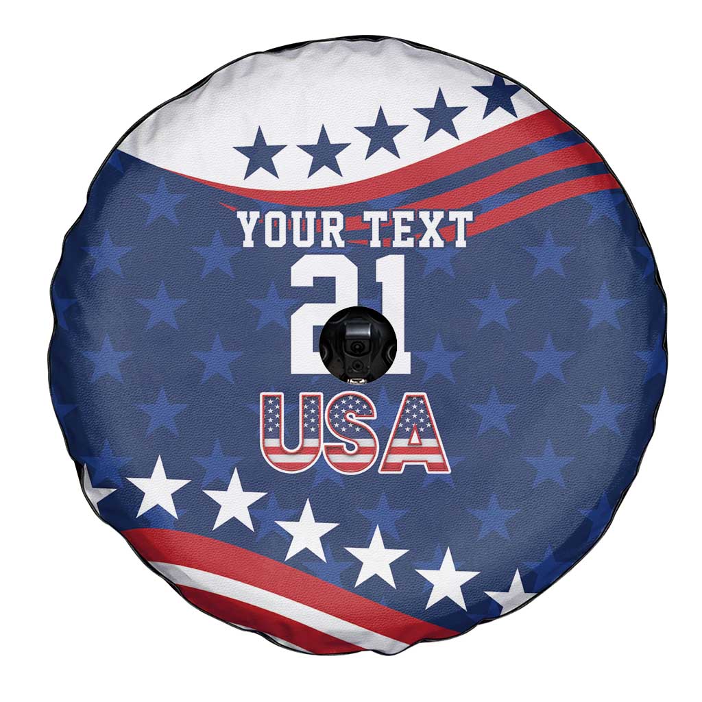 United States Pacific Rugby Custom Spare Tire Cover USA Classic Sporty Pattern