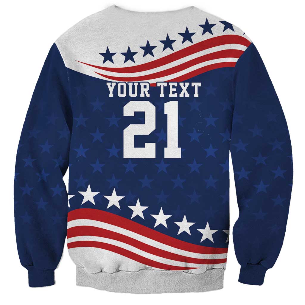 United States Pacific Rugby Custom Sweatshirt USA Classic Sporty Pattern