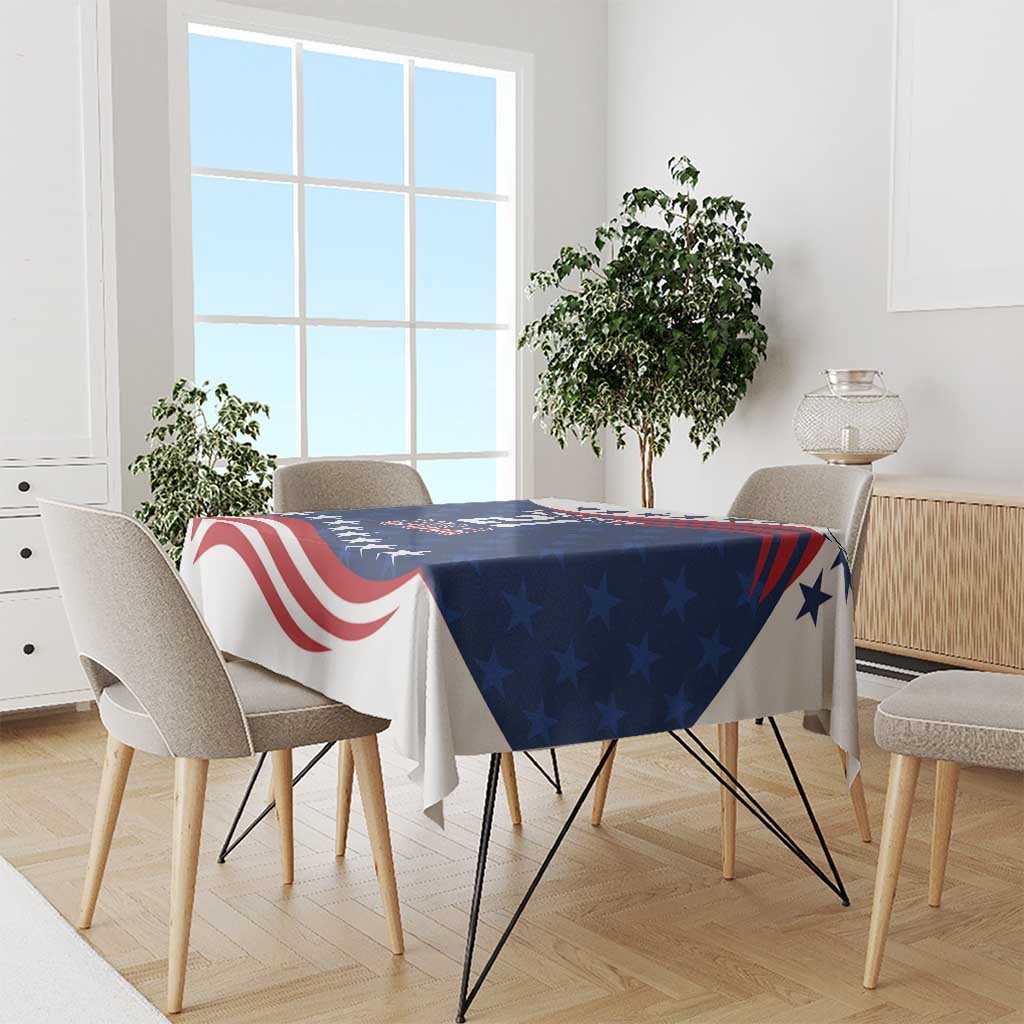 United States Pacific Rugby Custom Tablecloth USA Classic Sporty Pattern