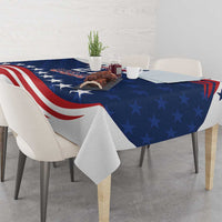 United States Pacific Rugby Custom Tablecloth USA Classic Sporty Pattern