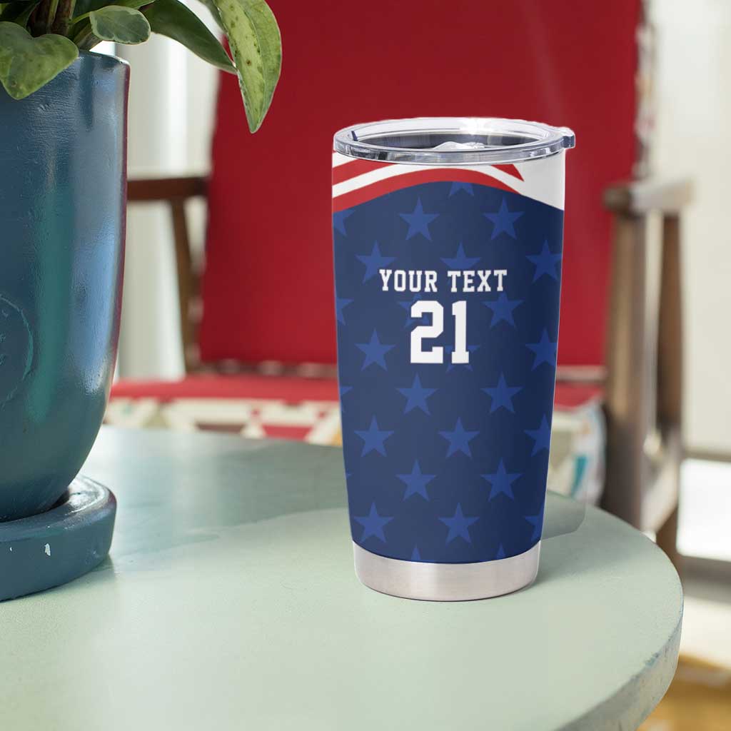 United States Pacific Rugby Custom Tumbler Cup USA Classic Sporty Pattern