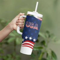 United States Pacific Rugby Custom Tumbler With Handle USA Classic Sporty Pattern
