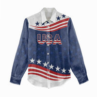 United States Pacific Rugby Custom Women Casual Shirt USA Classic Sporty Pattern