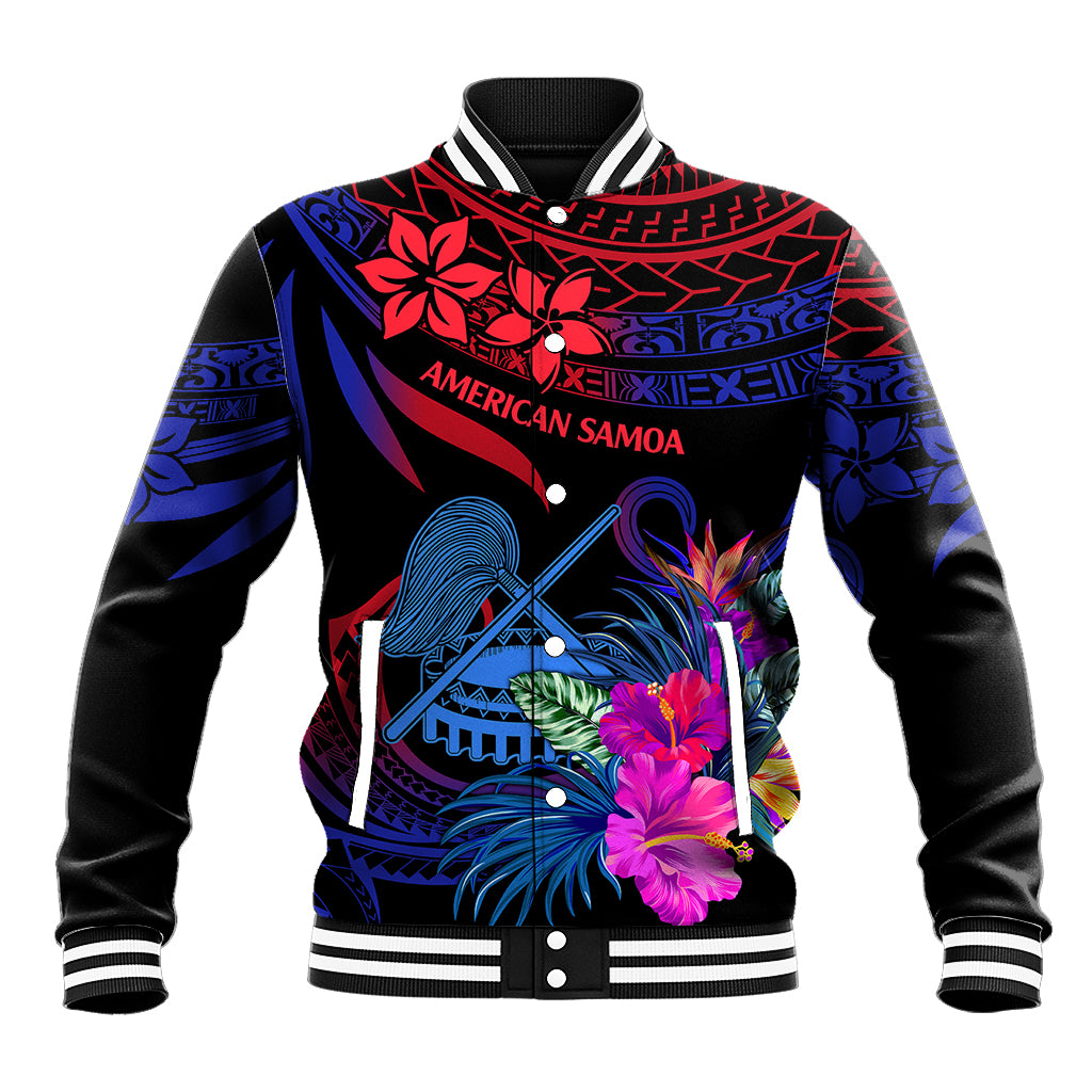 American Samoa Baseball Jacket Manu'a Cession Day Polynesian Tribal LT9 - Wonder Print Shop