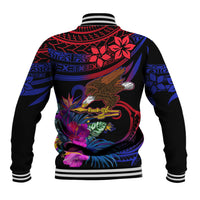 American Samoa Baseball Jacket Manu'a Cession Day Polynesian Tribal LT9 - Wonder Print Shop