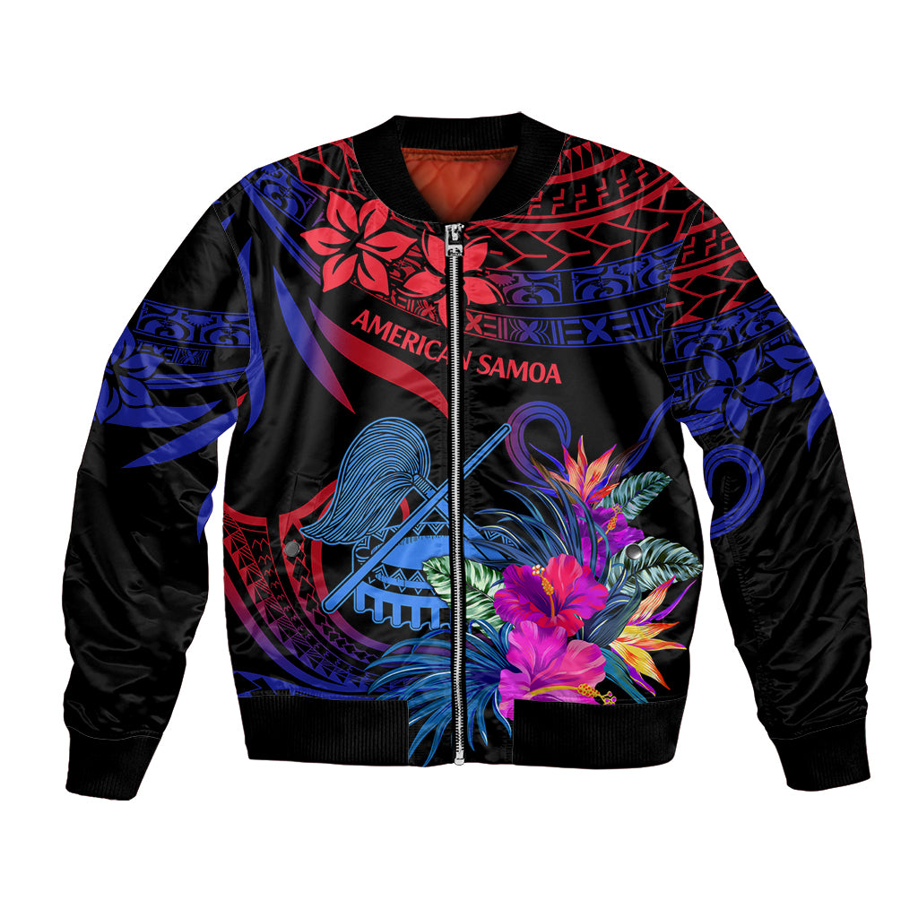 American Samoa Bomber Jacket Manu'a Cession Day Polynesian Tribal LT9 - Wonder Print Shop