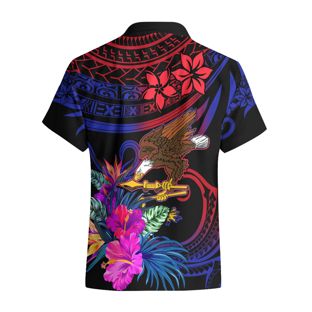 American Samoa Hawaiian Shirt Manu'a Cession Day Polynesian Tribal - Wonder Print Shop
