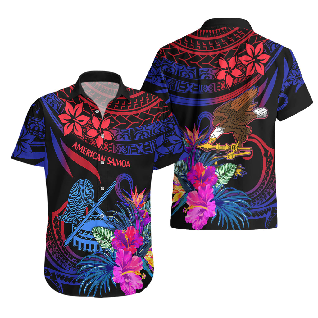 American Samoa Hawaiian Shirt Manu'a Cession Day Polynesian Tribal - Wonder Print Shop