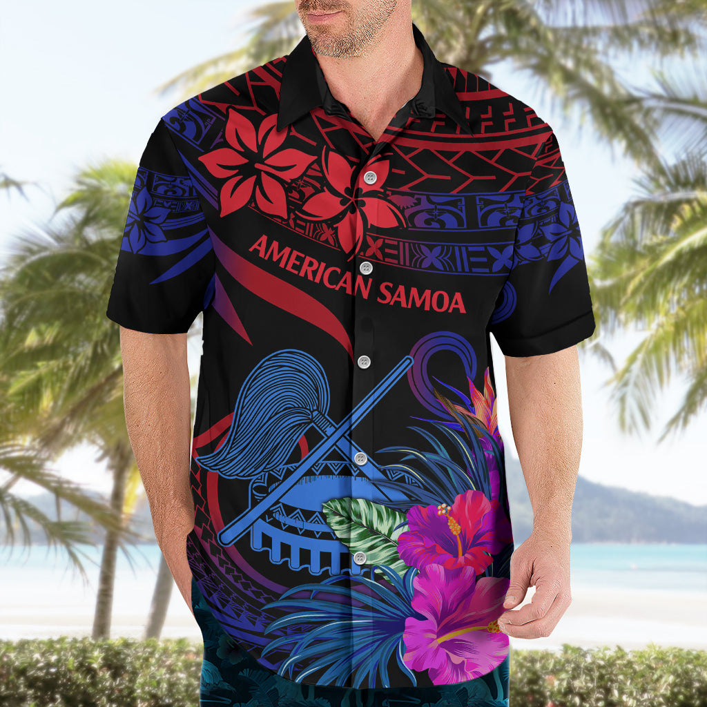 American Samoa Hawaiian Shirt Manu'a Cession Day Polynesian Tribal - Wonder Print Shop