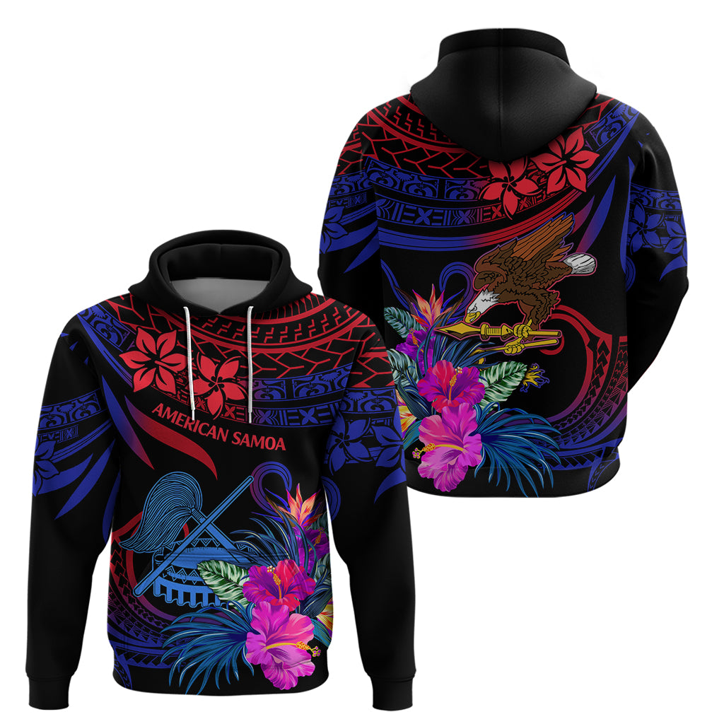 American Samoa Hoodie Manu'a Cession Day Polynesian Tribal - Wonder Print Shop