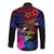American Samoa Long Sleeve Button Shirt Manu'a Cession Day Polynesian Tribal - Wonder Print Shop