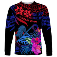 American Samoa Long Sleeve Shirt Manu'a Cession Day Polynesian Tribal - Wonder Print Shop