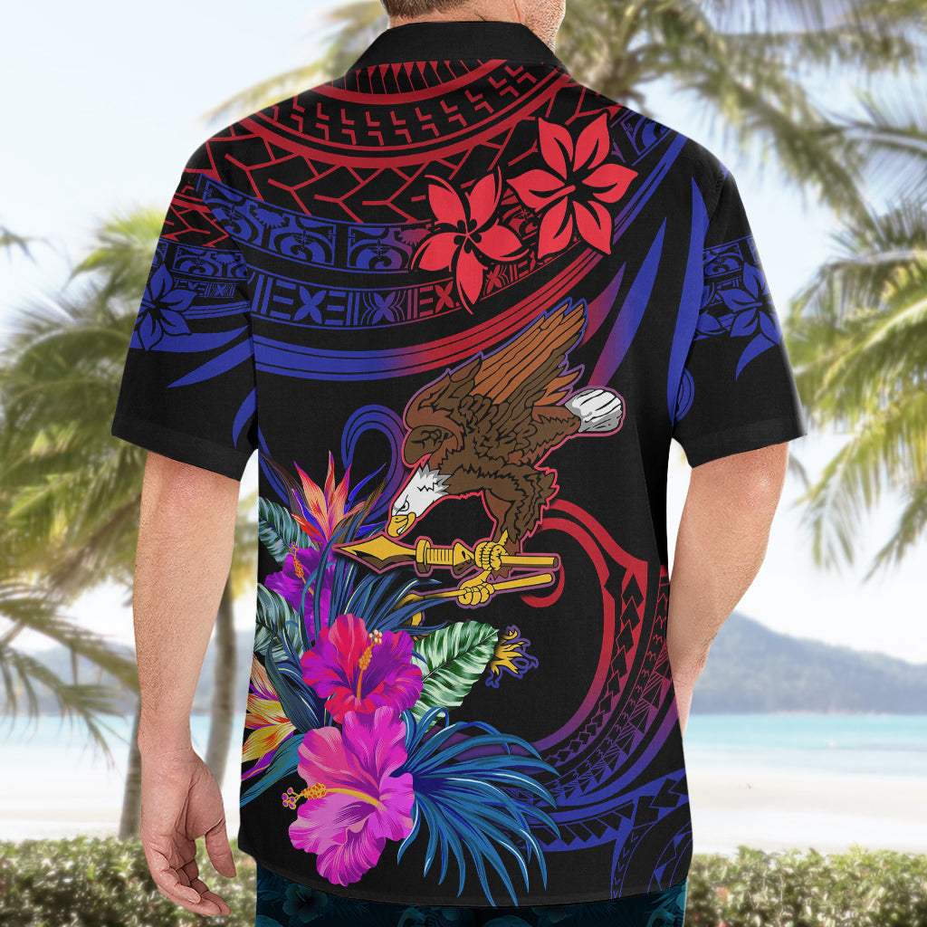 Custom American Samoa Hawaiian Shirt Manu'a Cession Day Polynesian Tribal - Wonder Print Shop