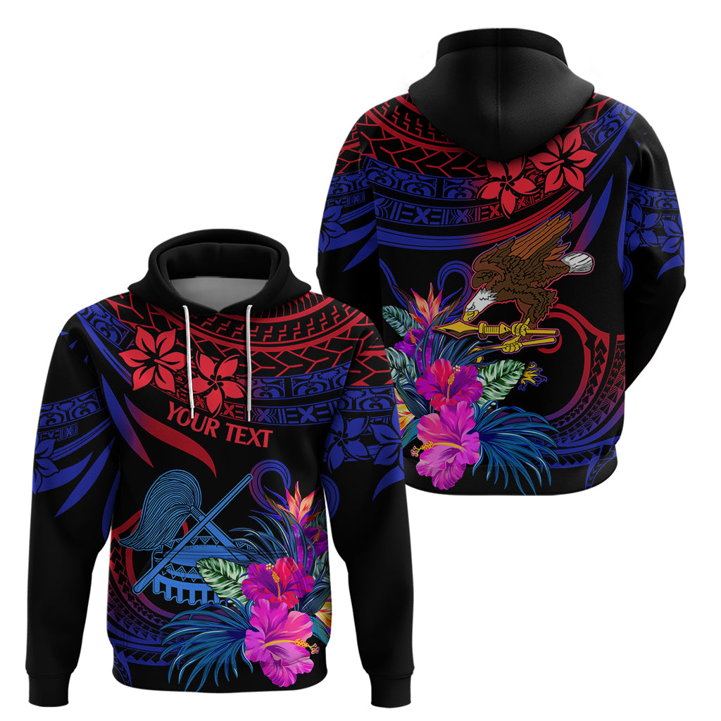 Custom American Samoa Hoodie Manu'a Cession Day Polynesian Tribal - Wonder Print Shop
