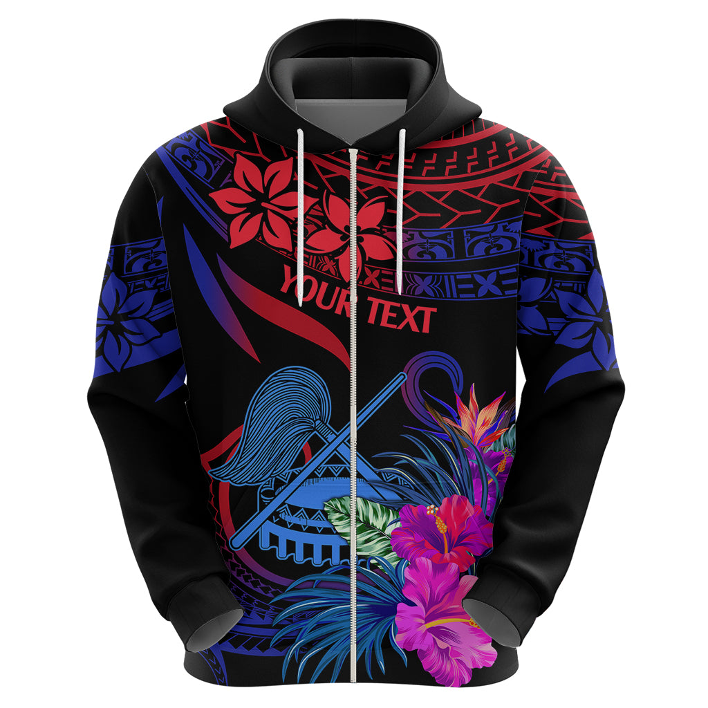 Custom American Samoa Hoodie Manu'a Cession Day Polynesian Tribal - Wonder Print Shop