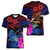 Custom American Samoa Women V Neck T Shirt Manu'a Cession Day Polynesian Tribal - Wonder Print Shop