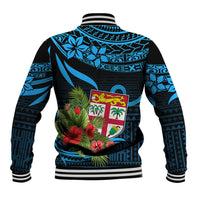Fiji Islands Baseball Jacket With Polynesian Tribal Happy National Day LT9 - Wonder Print Shop