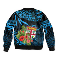 Fiji Islands Bomber Jacket With Polynesian Tribal Happy National Day LT9 - Wonder Print Shop