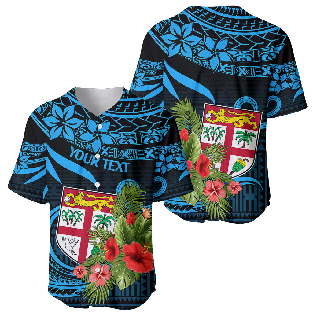 Custom Fiji Islands Baseball Jersey With Polynesian Tribal Happy National Day LT9 - Wonder Print Shop