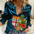 Custom Fiji Islands Women Casual Shirt With Polynesian Tribal Happy National Day - Wonder Print Shop