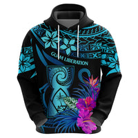 Polynesian Guam Hoodie With Latte Stone Happy Liberation Day - Wonder Print Shop
