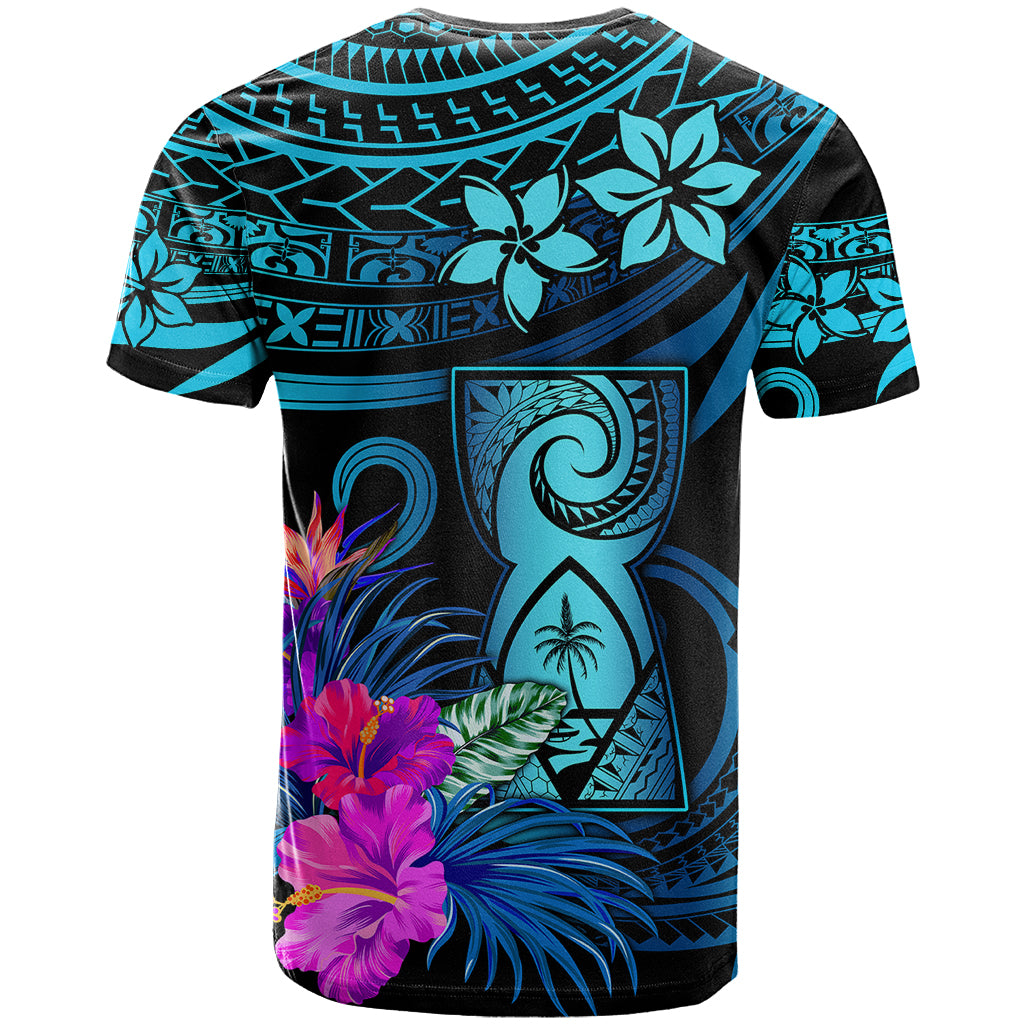 Polynesian Guam T Shirt With Latte Stone Happy Liberation Day - Wonder Print Shop