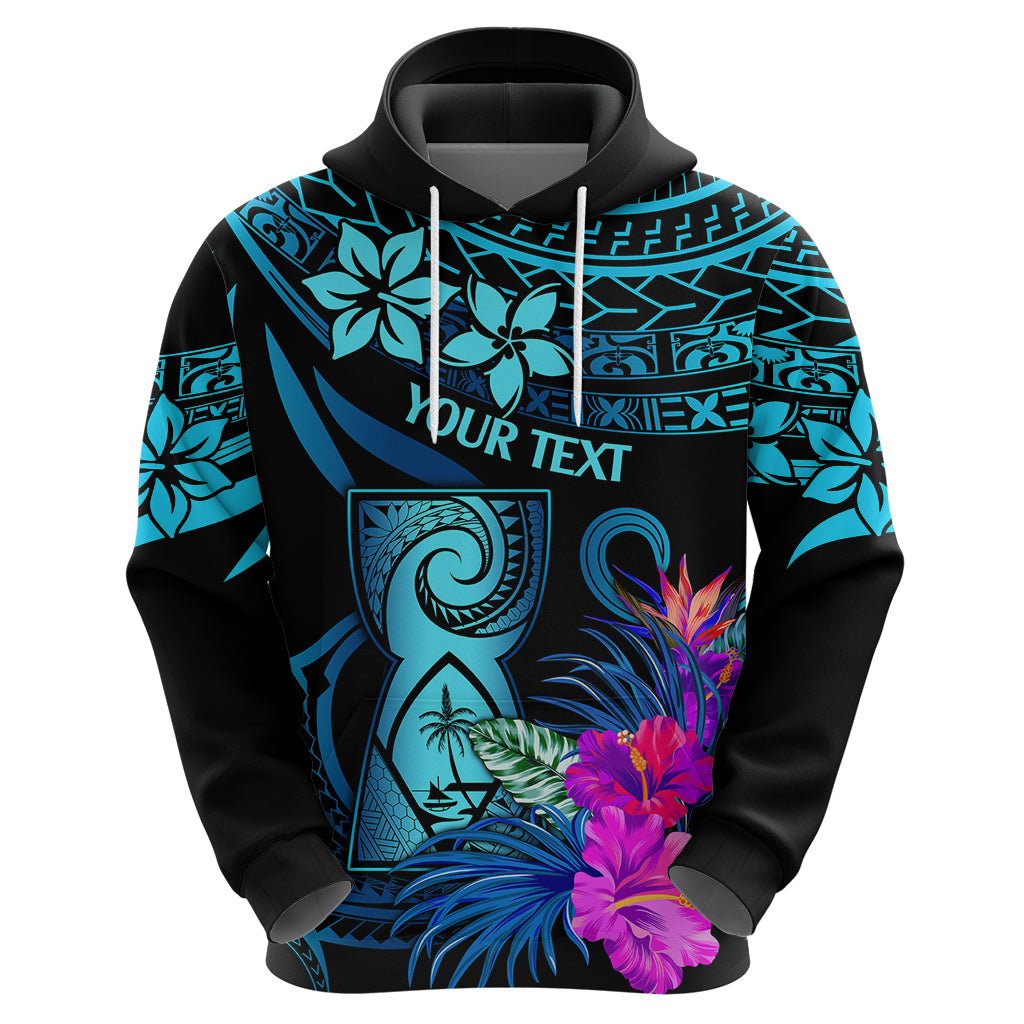 Custom Polynesian Guam Hoodie With Latte Stone Happy Liberation Day - Wonder Print Shop