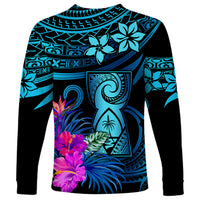 Custom Polynesian Guam Long Sleeve Shirt With Latte Stone Happy Liberation Day - Wonder Print Shop