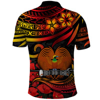 PNG Remembrance Day Polo Shirt Polynesian Tribal and Poppy - Wonder Print Shop