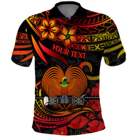 Custom PNG Remembrance Day Polo Shirt Polynesian Tribal and Poppy - Wonder Print Shop