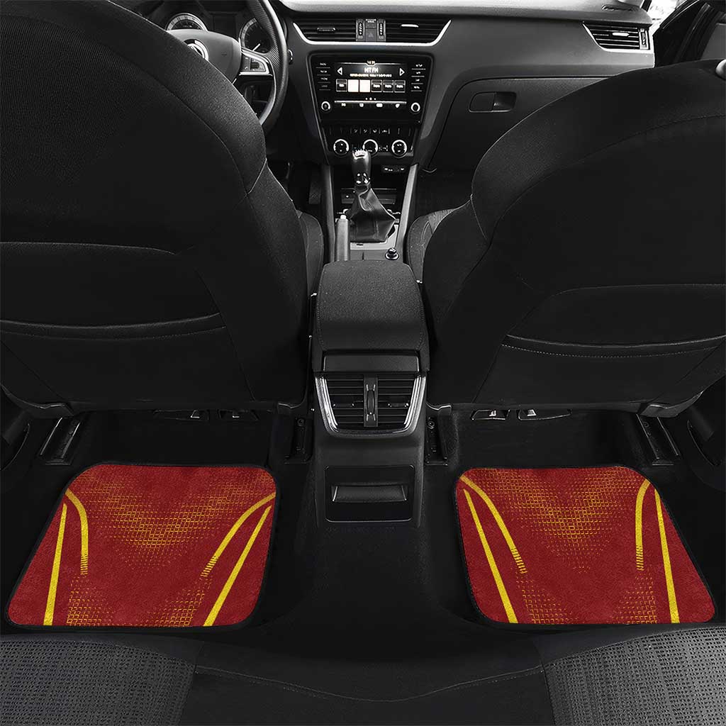 Custom Belgium Football Car Mats Royal Belgian 1895 with Map Style LT9 - Wonder Print Shop