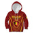 Custom Belgium Football Kid Hoodie Royal Belgian 1895 with Map Style - Wonder Print Shop