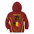 Custom Belgium Football Kid Hoodie Royal Belgian 1895 with Map Style - Wonder Print Shop