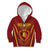 Custom Belgium Football Kid Hoodie Royal Belgian 1895 with Map Style - Wonder Print Shop