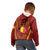 Custom Belgium Football Kid Hoodie Royal Belgian 1895 with Map Style - Wonder Print Shop