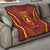 Custom Belgium Football Quilt Royal Belgian 1895 with Map Style - Wonder Print Shop