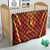 Custom Belgium Football Quilt Royal Belgian 1895 with Map Style - Wonder Print Shop