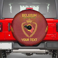 Custom Belgium Football Spare Tire Cover Royal Belgian 1895 with Map Style - Wonder Print Shop