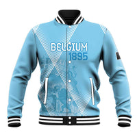 Custom Belgium 1895 Football Baseball Jacket De Rode Duivels Come Together LT9 - Wonder Print Shop