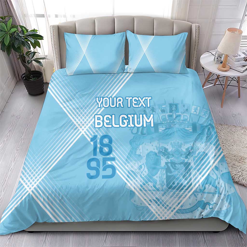 Custom Belgium 1895 Football Bedding Set De Rode Duivels Come Together LT9 - Wonder Print Shop
