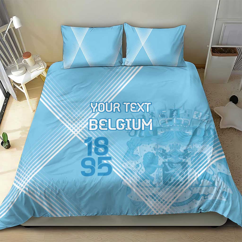 Custom Belgium 1895 Football Bedding Set De Rode Duivels Come Together LT9 - Wonder Print Shop