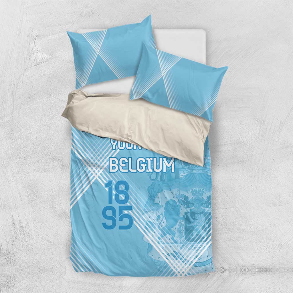 Custom Belgium 1895 Football Bedding Set De Rode Duivels Come Together LT9 - Wonder Print Shop